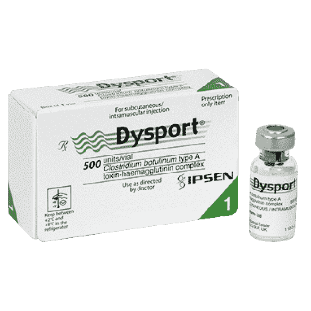 Dysport 500U — عبوة جملة 10 قوارير